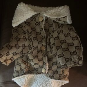 size small puppy jacket with color